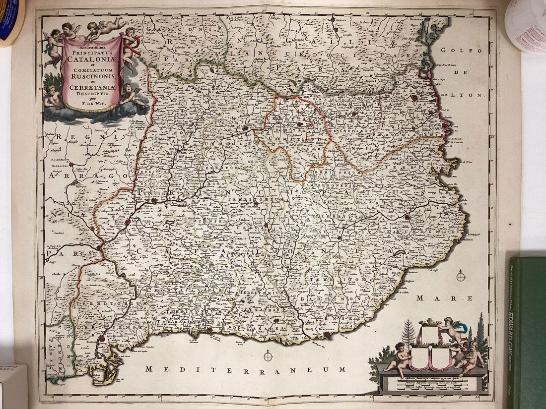 Frederik De Wit Map Of Spain (1 of 4)