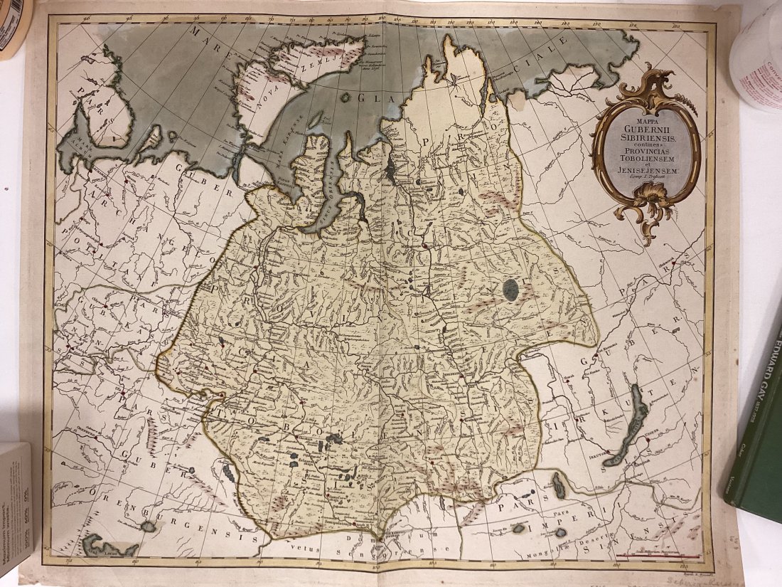 Johann Treskot Map Of Siberia: Containing the Provinces of Tobolsk, and Yeniseysk