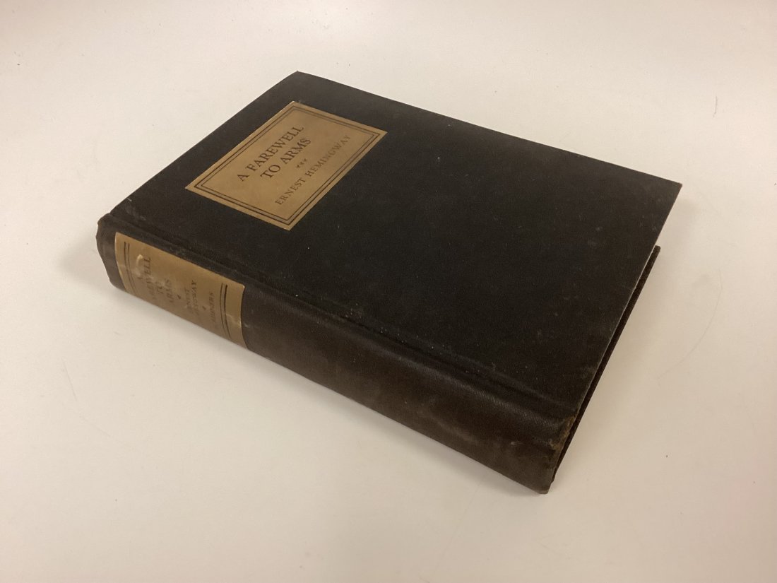 1929 Ernest Hemingway "A Farewell To Arms": Published By Charles Scribner's Sons, No dust jacket, original binding