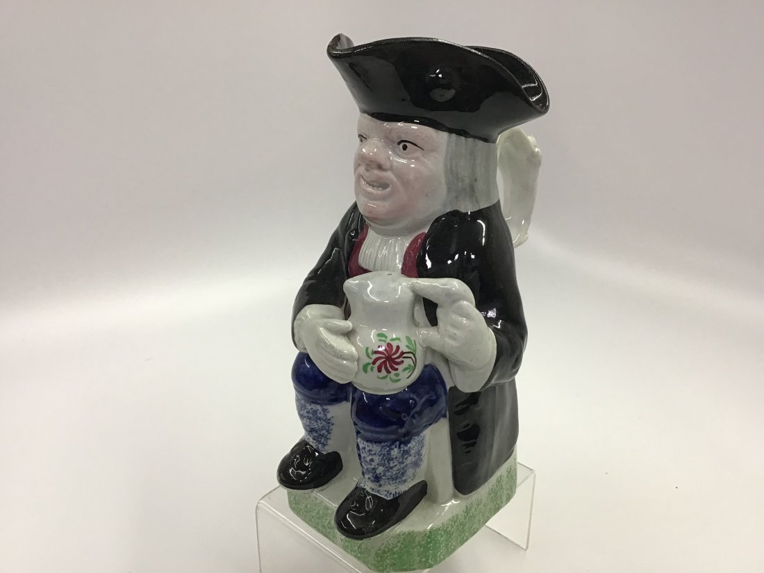 19thC Pearlware Toby Mug (1 of 4)