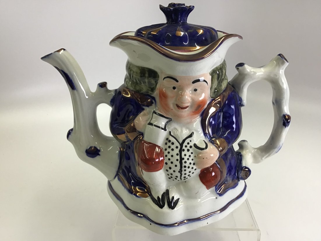Gaudy Welsh Allertons Toby 7" Teapot (1 of 3)