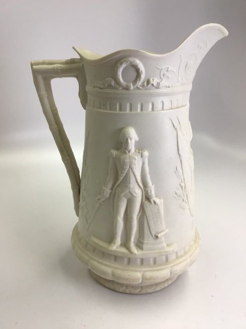 Parianware 12" George Washington Pitcher (1 of 5)