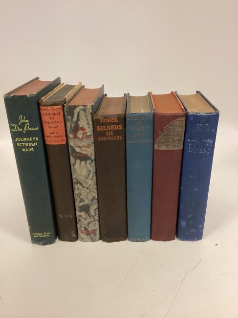 Lot of 7 1st Edition books by John Dos Passos One Signed (1 of 15)
