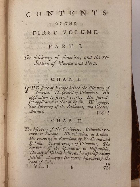 1776 William Burke 1st Ed 2 Volumes "An Account of the European Settlements in America" (1 of 5)