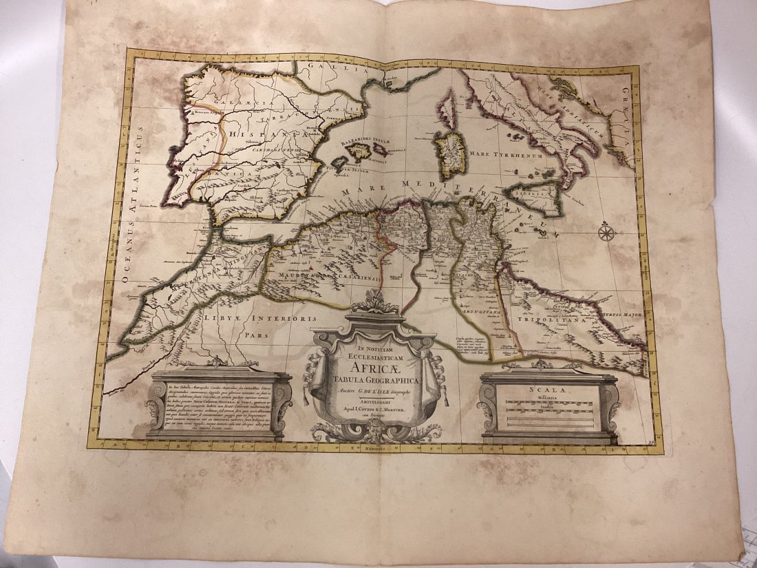 G. De L'Isle/Covens & Mortier Africa Geographic Table Map: By G. De L'Isle Geographer
