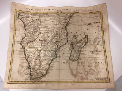 G. De L'Isle/Covens & Mortier Map Of Congo And The Country Of The Cafres: By G. De L'Isle of the royal of acedemy sciences, in Amsterdam at Jean Covens and Corneille Mortier geographers