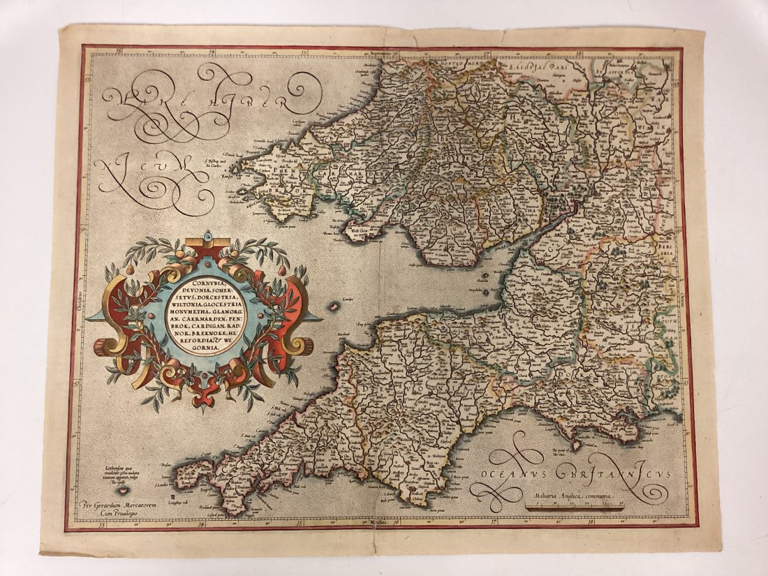 Gerard Mercator The Fifth Table Of England: Per Gerardum Mercatorem Cum Privilgio