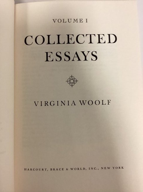 Lot of 3 1st American Edition books by Virginia Woolf (1 of 6)
