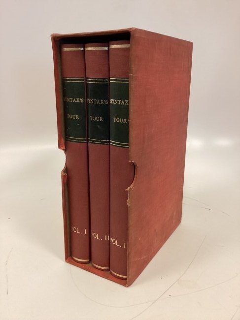 1855 William Combe "The Tour of Doctor Syntax" in 3 Volumes (1 of 8)