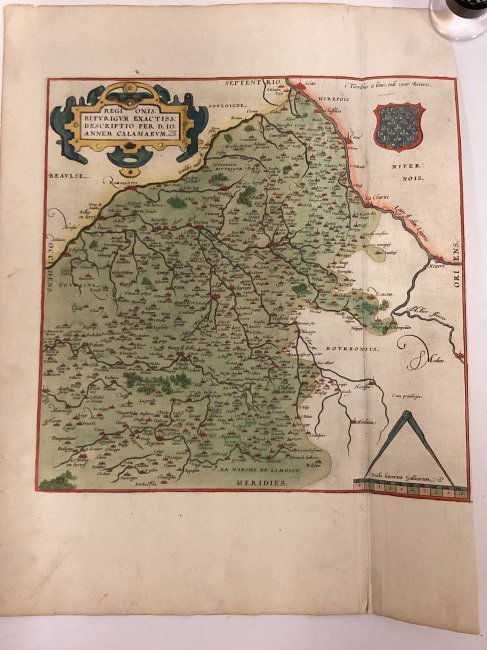 Abraham Ortelius map of Bitiurigum from Theatrum Orbis Terrarum (1 of 3)