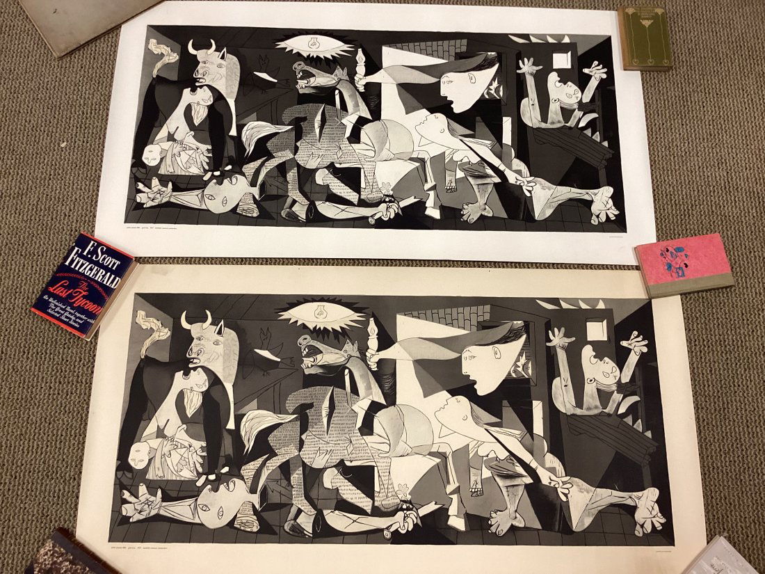 Lot of 2 Pablo Picasso "Guernica" Prints (1 of 5)