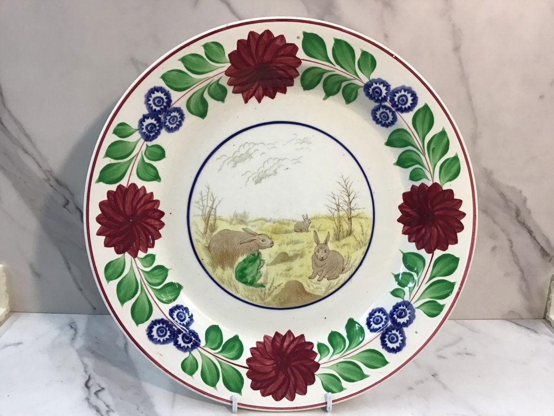 Large English Rabbitware 12.5" Charger (1 of 2)