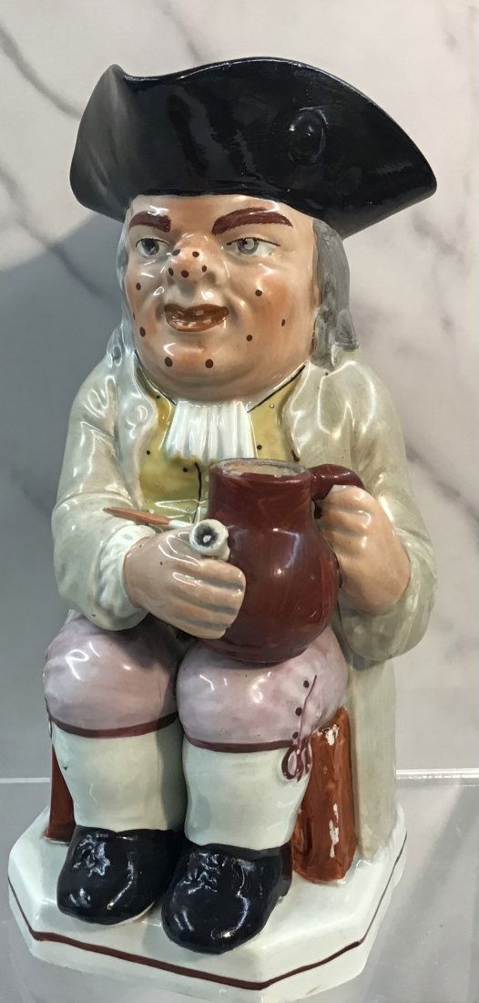 Enoch Wood Toby Jug Holding a Pipe. (1 of 7)
