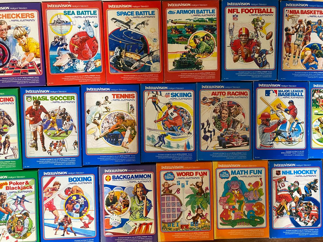 Intellivision 1979 1980 Mattel Lot of Games: Intellivision 1979 1980 Mattel Lot of Games