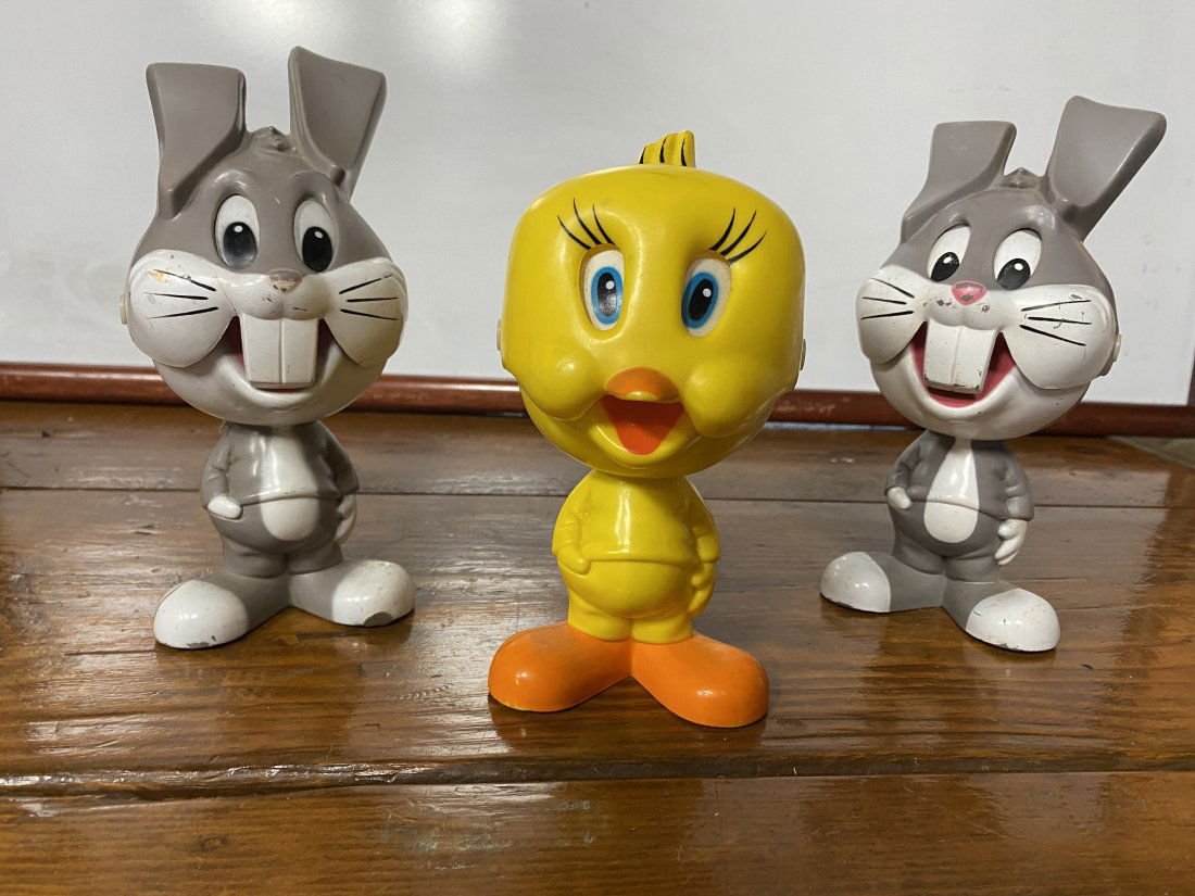 LOT3 MATTEL TALKING PULL STRING TOYS TWEETIE BUGS BUNNY (1 of 7)