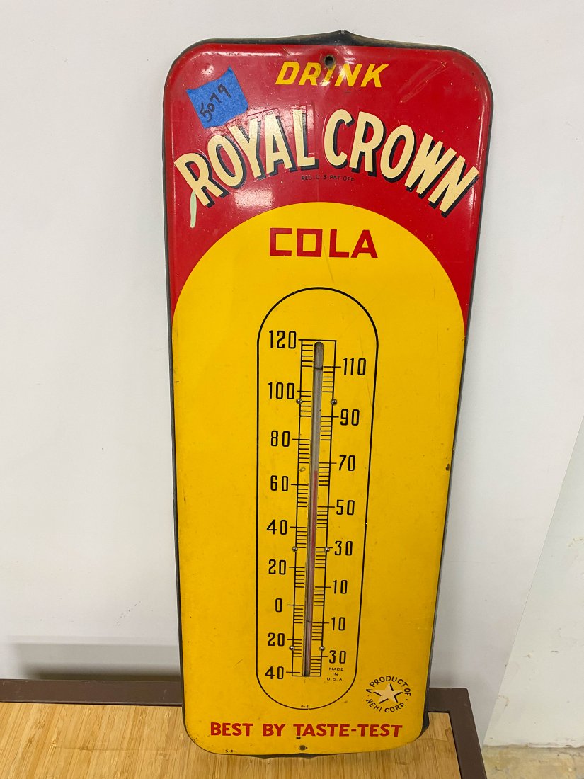 Royal Crown Cola 1950s Thermometer (1 of 8)