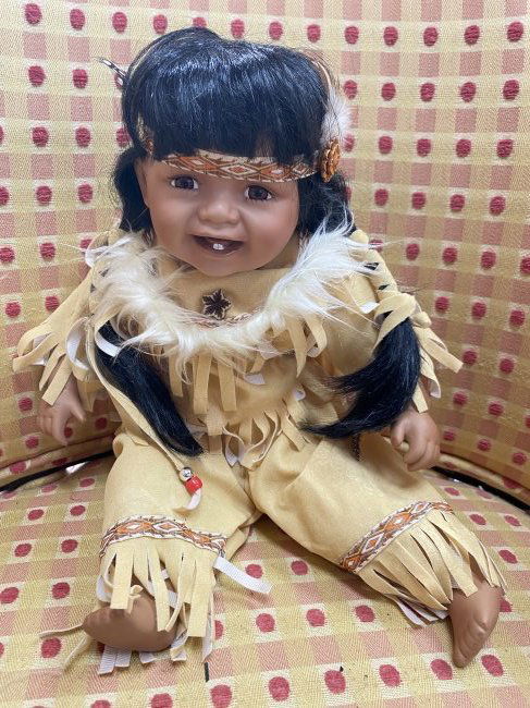 NATIVE AMERICAN BOY DOLL CATHEY COLLECTION #217/5000 (1 of 5)