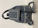 1990S VERA BRADLEY RETIRED BLUE CALICO PAISLEY BACKPACK BAG