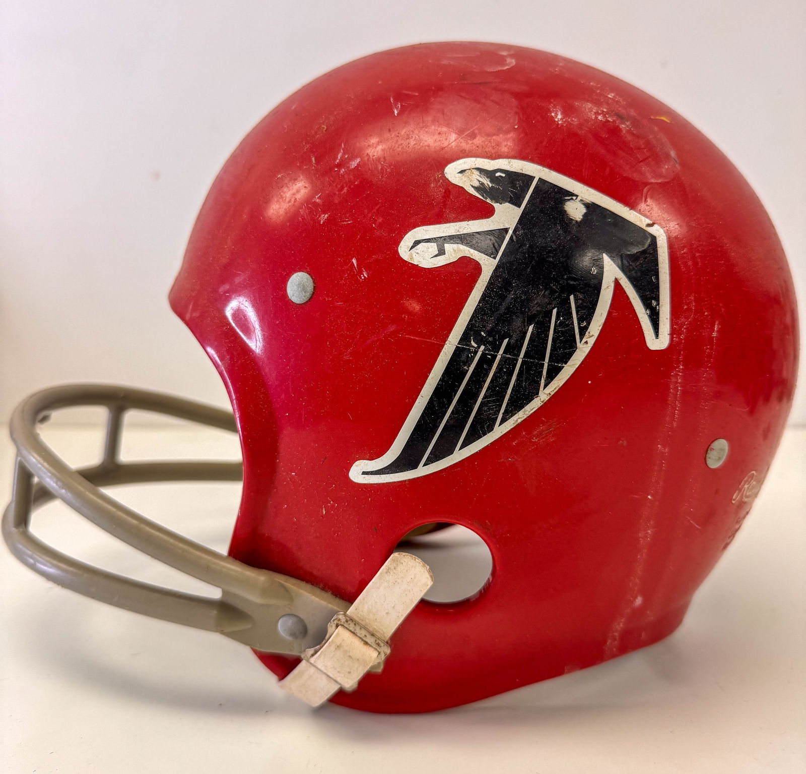 VINTAGE 1970'S RAWLINGS ATLANTA FALCONS FULL SIZE HELMET HNFL-N (1 of 5)