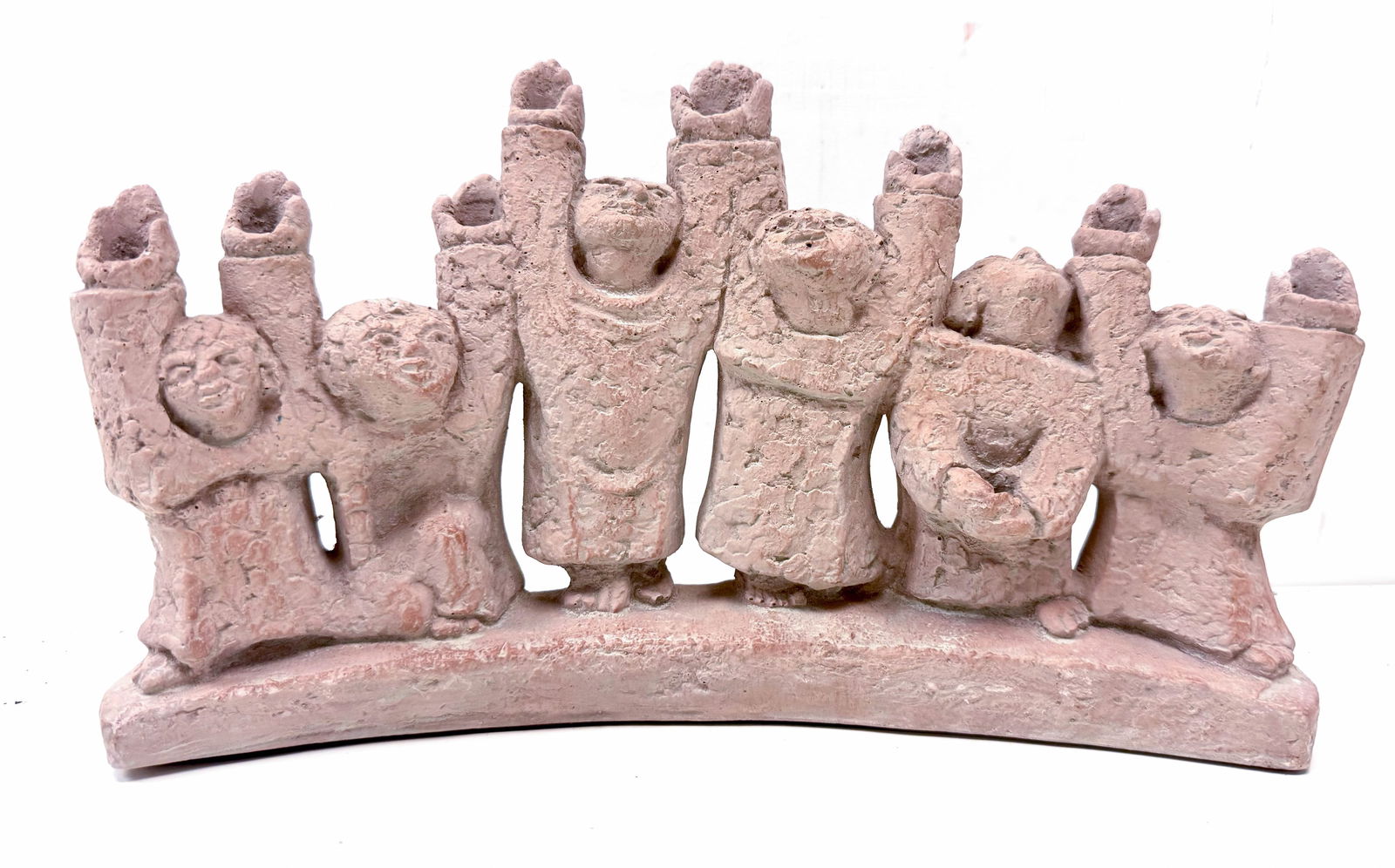 Vintage 1965 Hanukkah Menorah by Ellen Lord – Austin Productions Stone Sculpture (1 of 9)