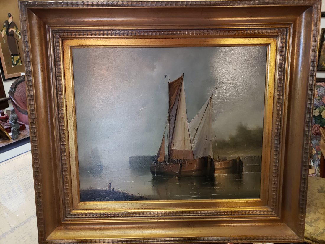 Sailboats in Harbor (1 of 2)