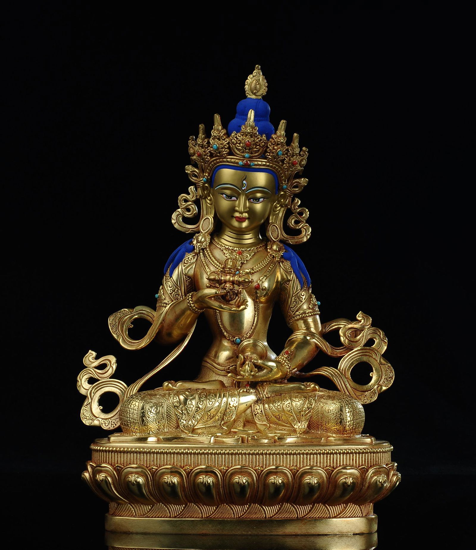 Tibetan Bronze Buddha Statue (1 of 7)
