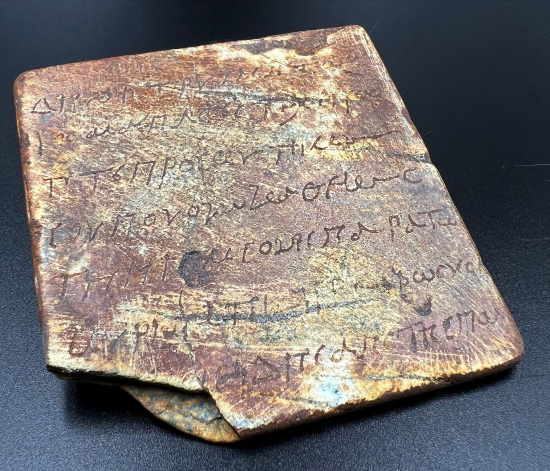 Antique Roman Greek Antiquities Lapis Stone Fragment Text Inscription Writing: Lapis Stone Fragment With Inscriptions Text. Exact Age Era Unknow. The Real Blue Color Of Lapis Become So Dim Looks Like White Stone But In fact This Is Lapis Stone. Size Details Pictures Are Listed A