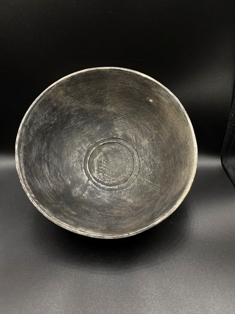 Old Ancient Antique Stone Age Antiquities Stone Vessel Bowl Pot: The Beautiful Ancient Schist Stone Bowl.The Bowl Was BROKEN AND REPAIRED.