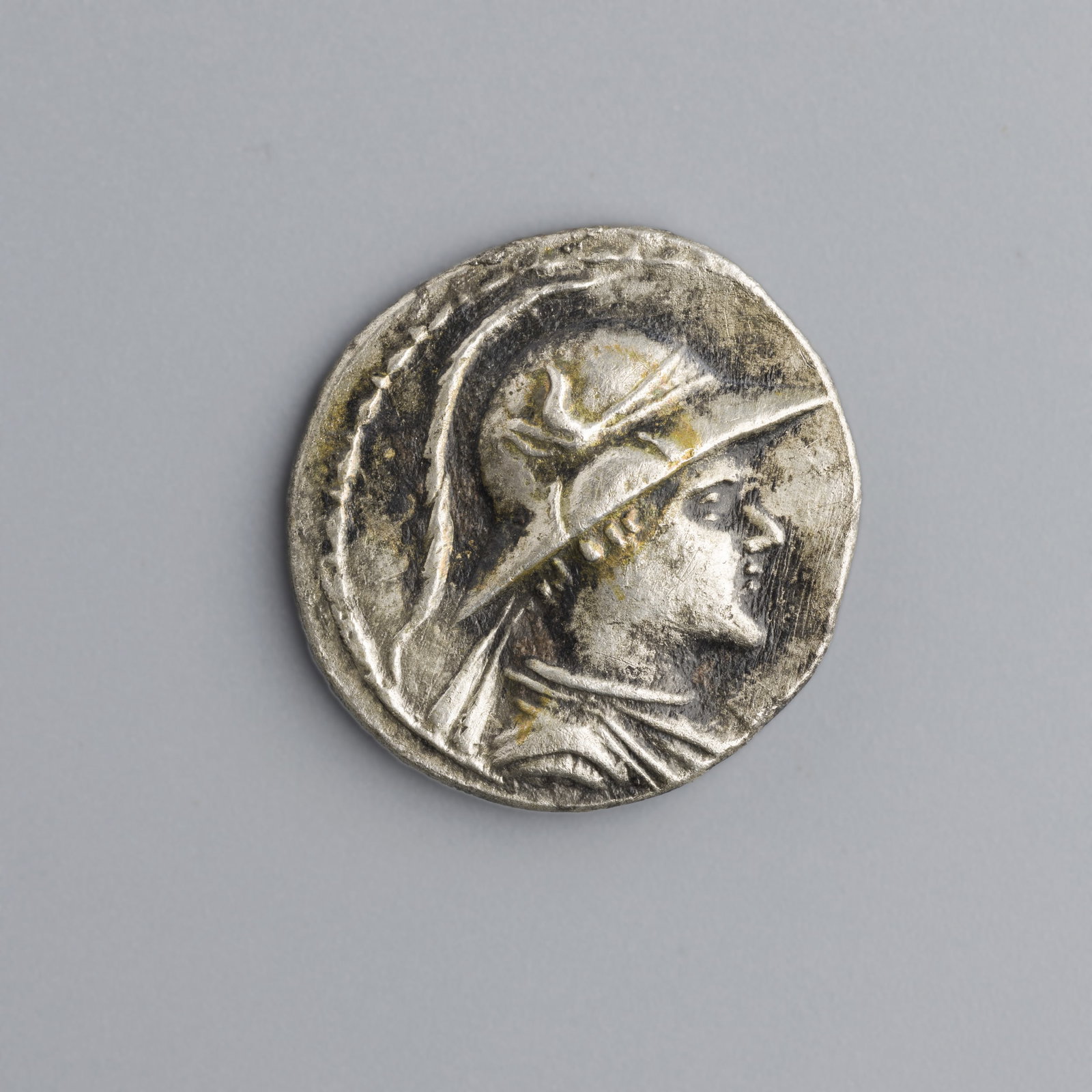Bactrian Indo Greek Silver Coin [Ø 3cm, 16gram, 1pcs]: Bactrian Indo Greek Silver Coin [Ø 3cm, 16gram, 1pcs]