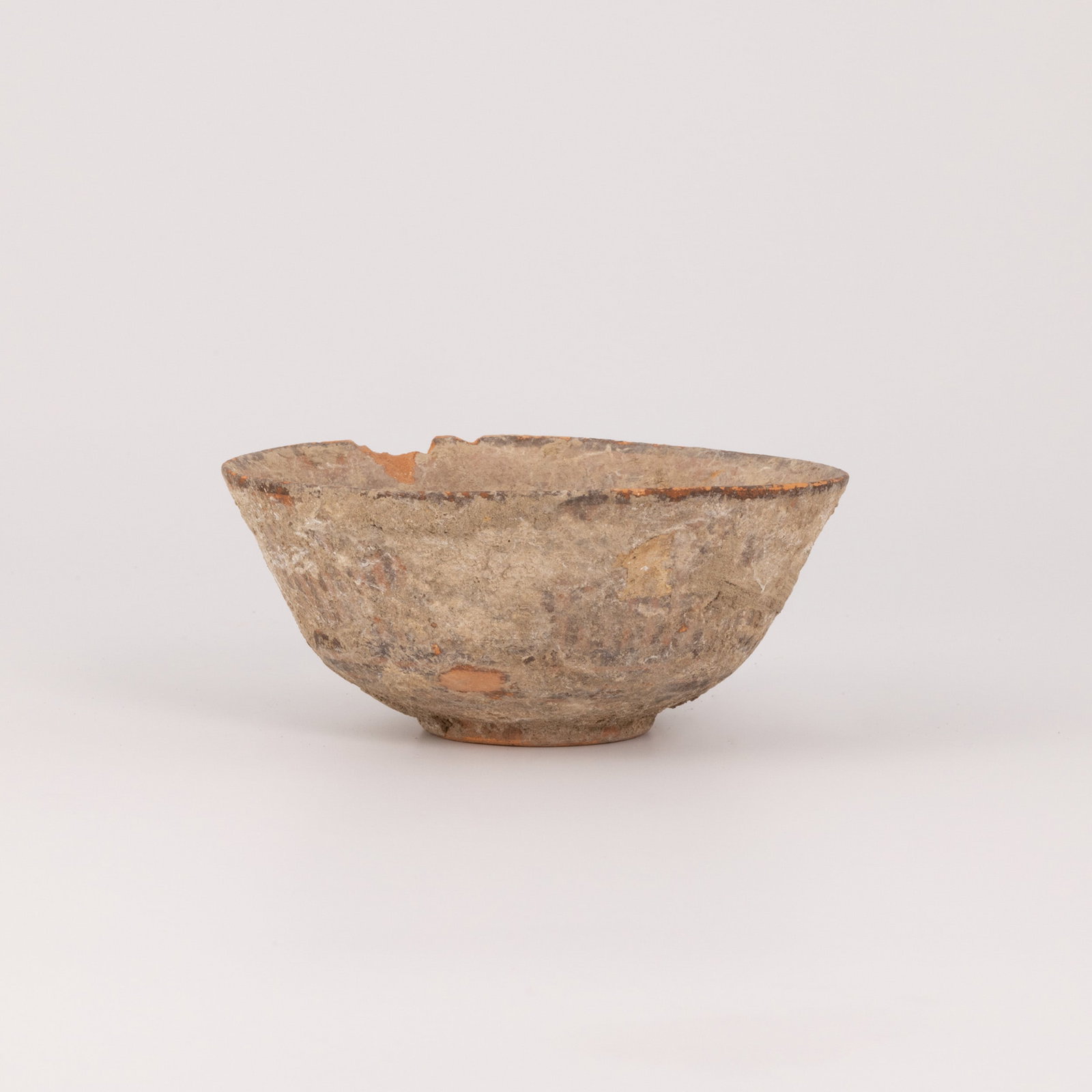 Ancient Byzantine Redware Bowl [8.1 x 3.5cm, 37gram]: Ancient Byzantine Redware Bowl [8.1 x 3.5cm, 37gram]