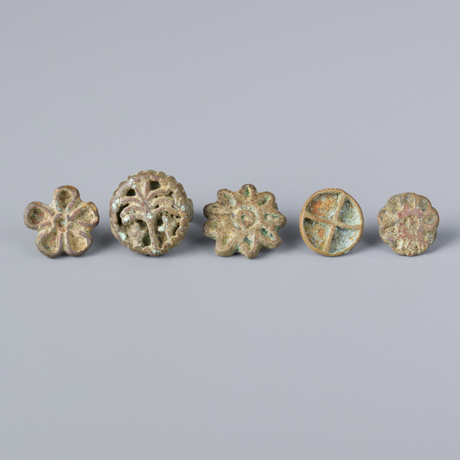 Bronze Stamp Seals Of Ancient Bactrian Roman Greek Era [1.1~2.5 x 1.8~2.7cm, 56gram]: Bronze Stamp Seals Of Ancient Bactrian Roman Greek Era [1.1~2.5 x 1.8~2.7cm, 56gram]