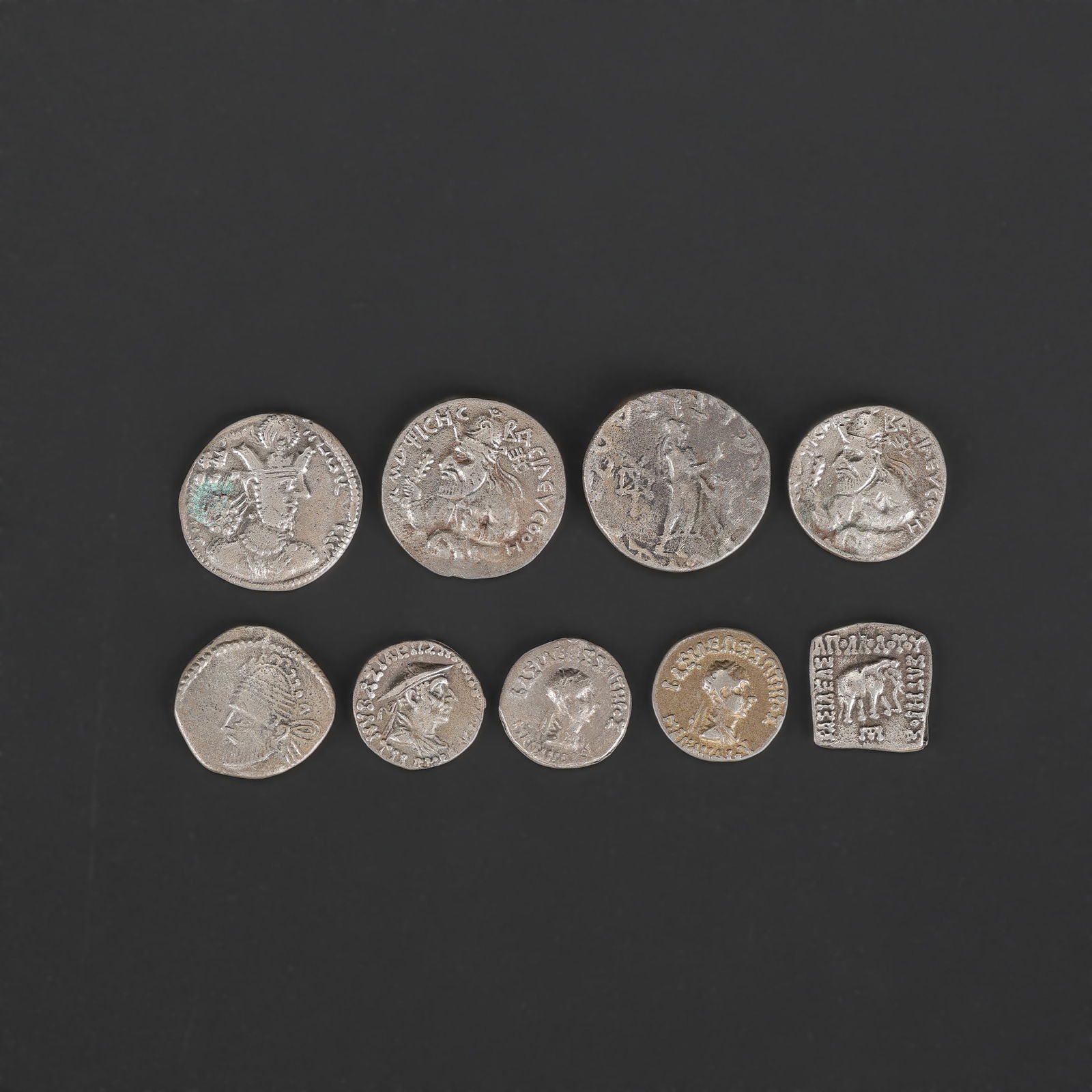 Lot of Ancient Indo Greek Roman Sasanian Silver Coins: Lot of Ancient Indo Greek Roman Sasanian Silver Coins Total Weight: 27gram