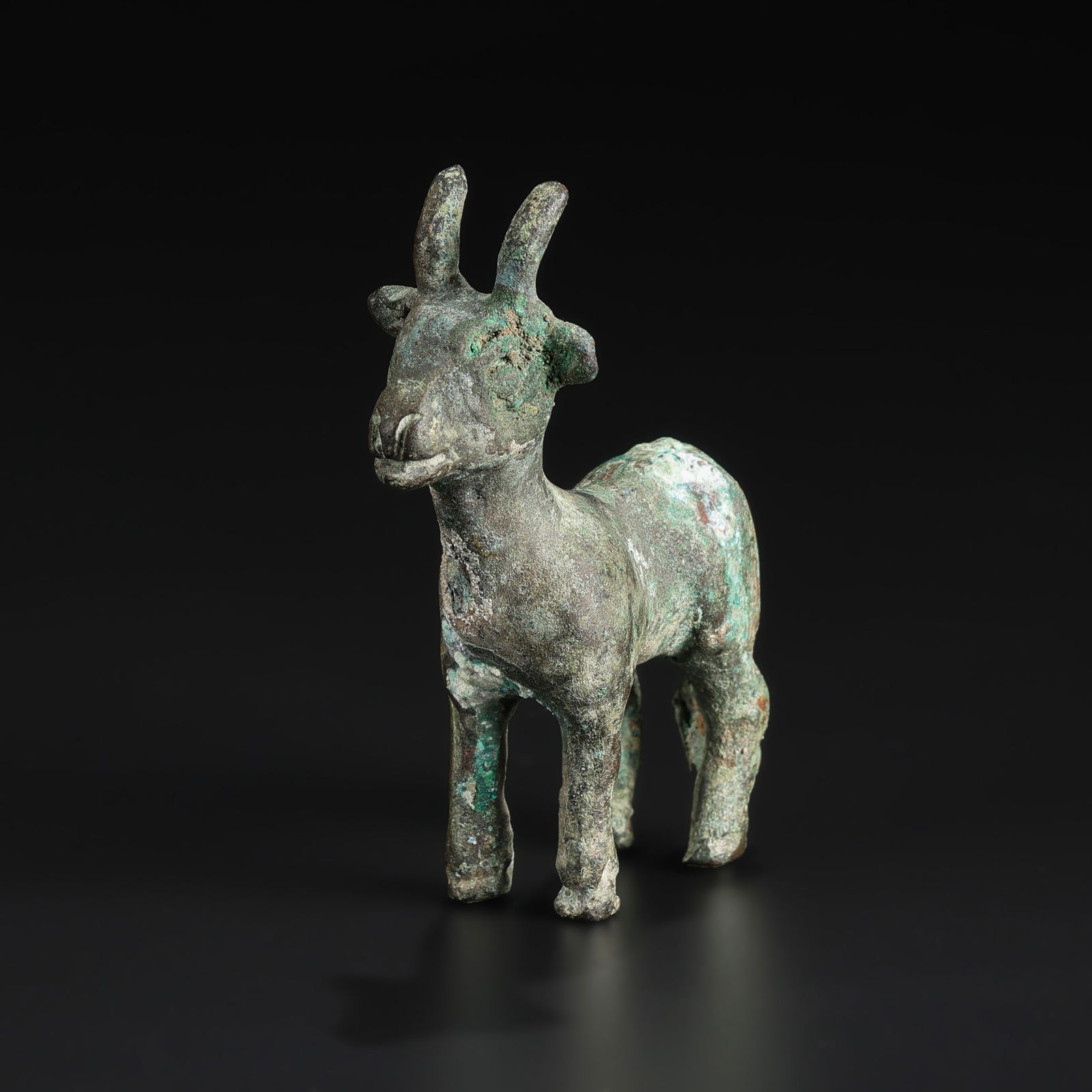 Near Eastern Bactrian Luristan Bronze Deer Animal Figurine (1 of 5)