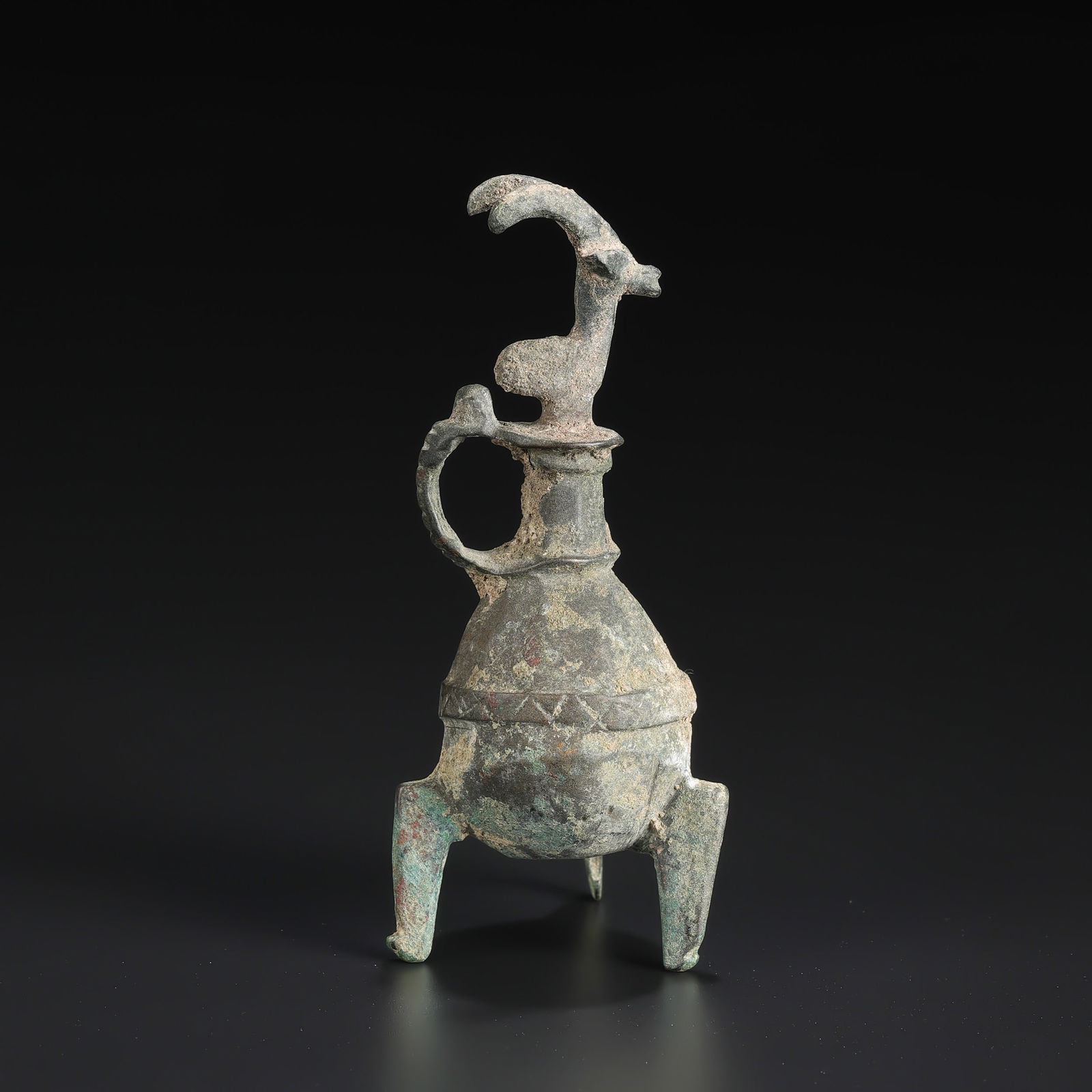 Ancient Bactrian Bronze Kohl Pot (1 of 4)