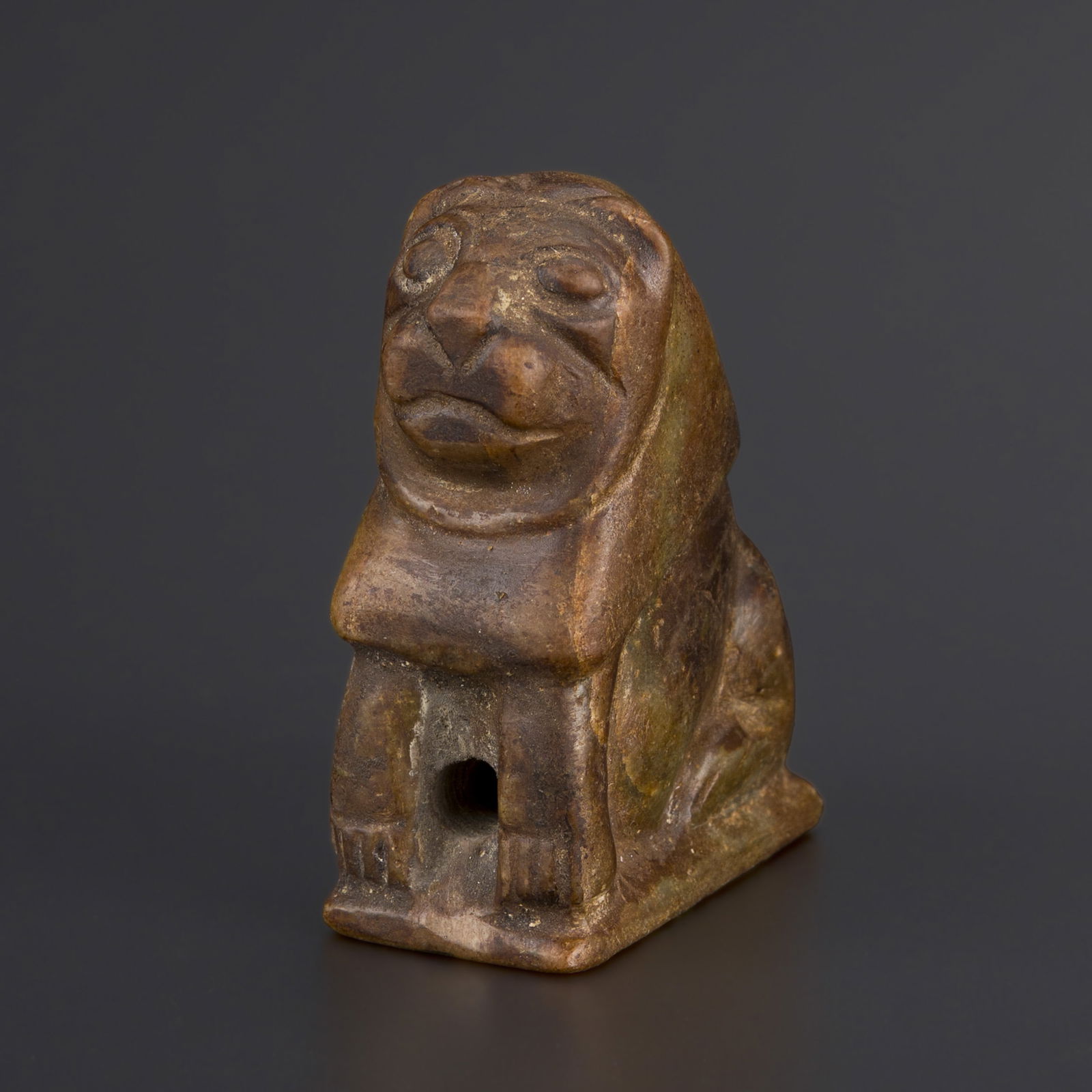 Ancient Greek Small Lion Stone Figurine (1 of 5)