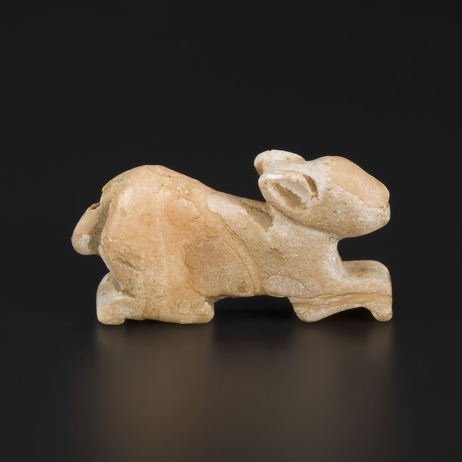 Antique Carved Stone Animal Deer Figure (1 of 5)