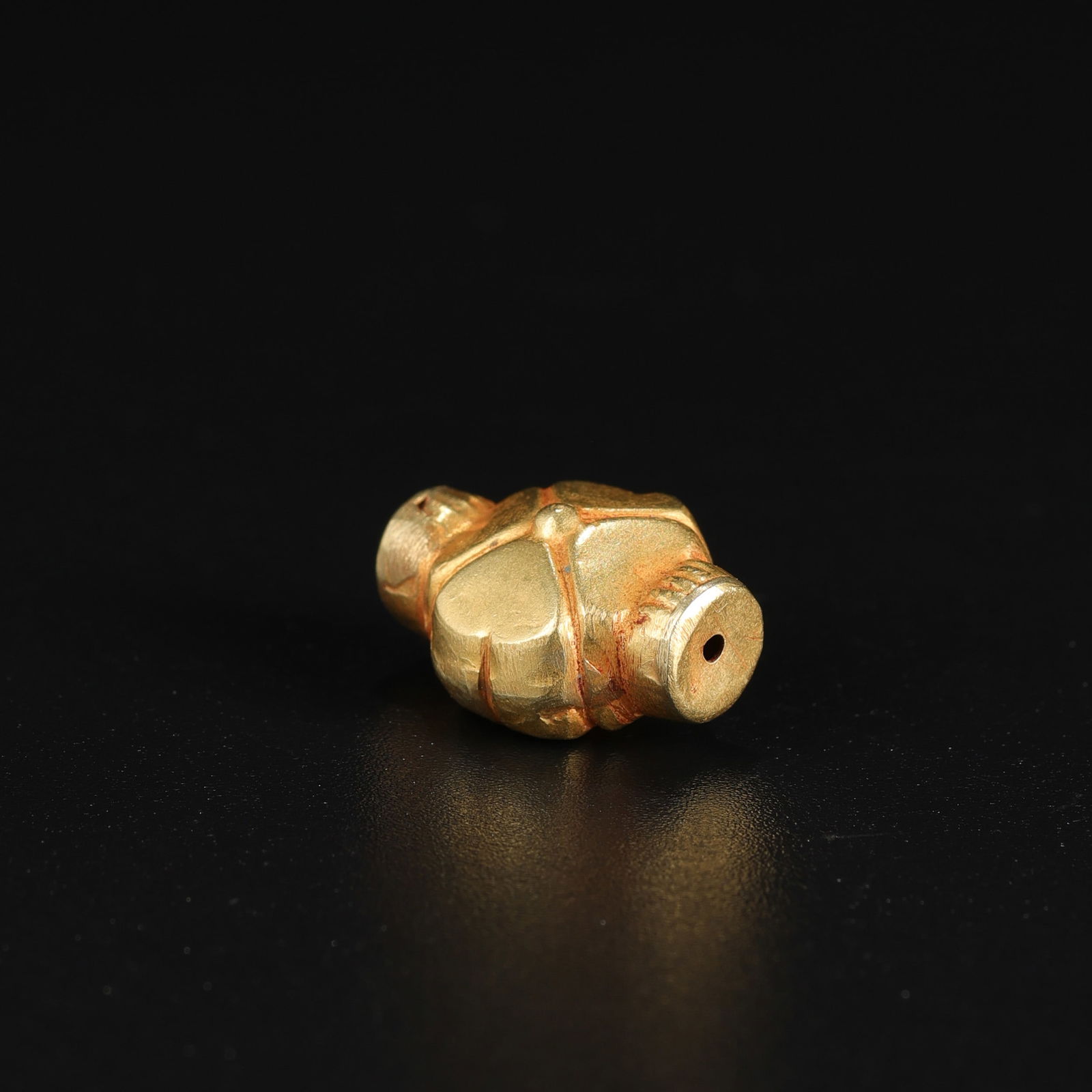 Ancient Roman Solid Gold Bead - 4