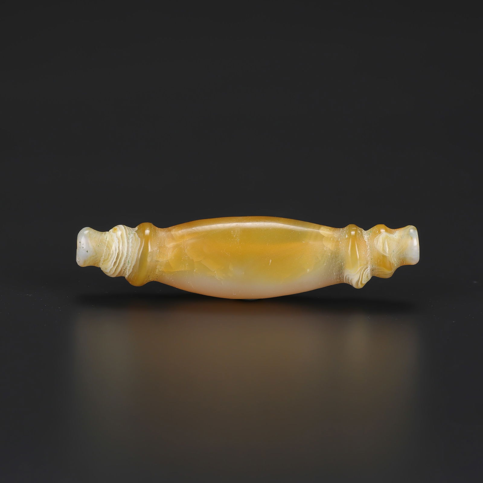 Ancient Rare Banded Agate Pendant Bead: Ancient Rare Banded Agate Pendant Bead Size Details: 6.9 x 1.7cm Weight: 20gram