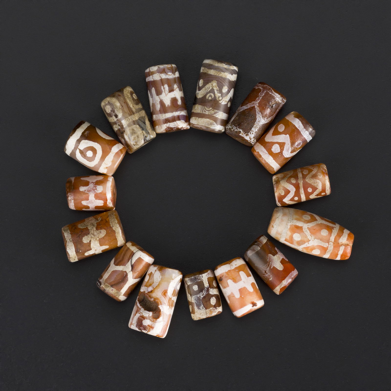 Collectible South Asian Burmese Pyu Beads: Collectible South Asian Burmese Pyu Beads Total Weight: 35gram