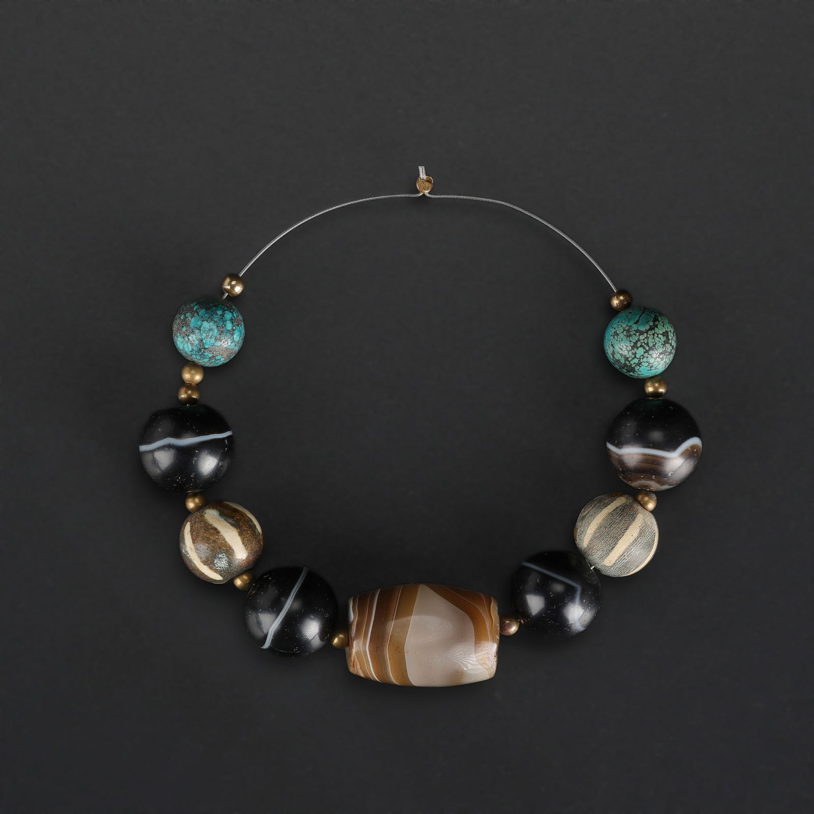 Collection of Himalayan Antique Mixed Old Beads: Collection of Himalayan Antique Mixed Old Beads Total Weight: 49gram