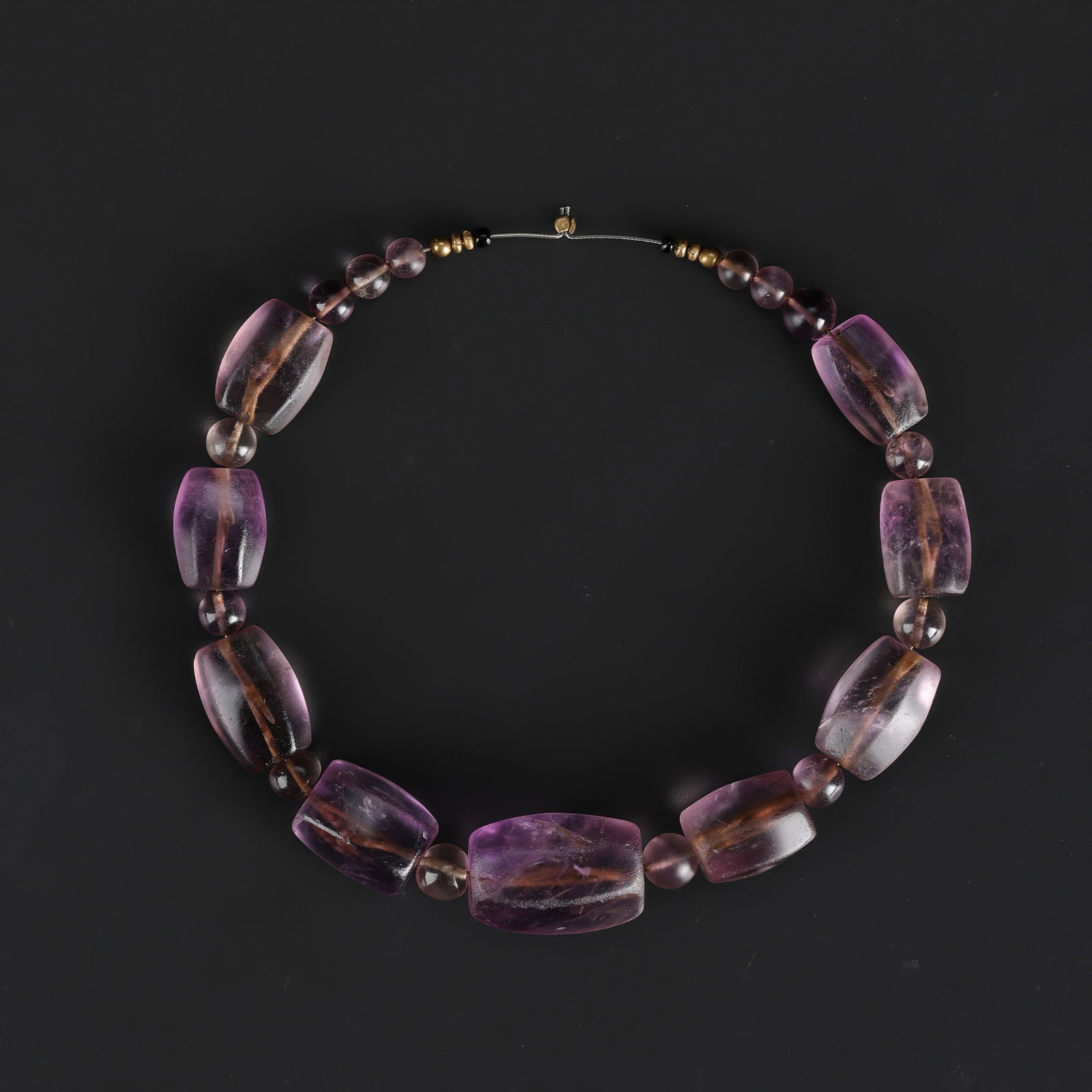 Strand of Vintage Faceted Amethyst Beads: Strand of Vintage Faceted Amethyst Beads Total Weight: 47gram