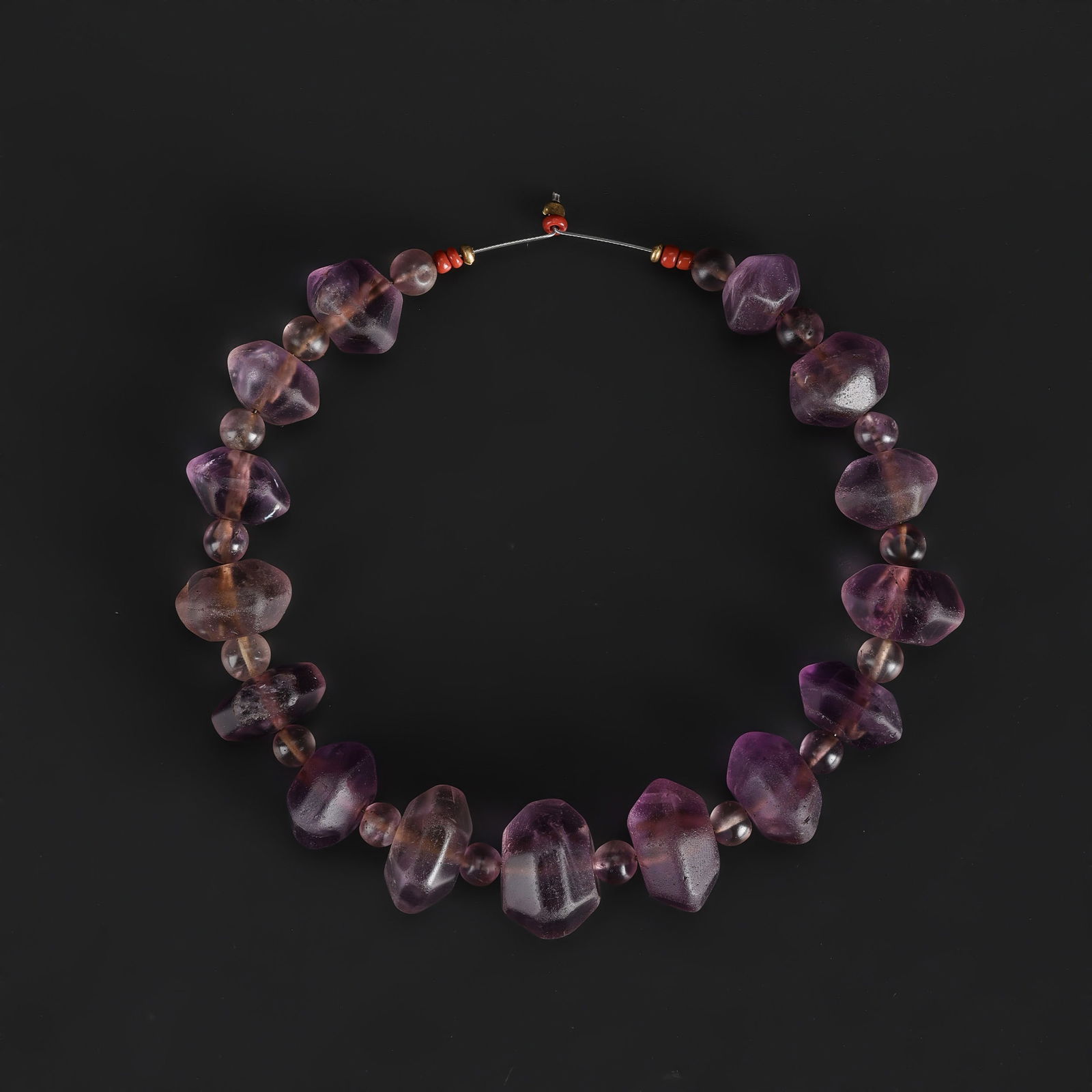 Old Mix Shaped Amethyst Beads: Old Mix Shaped Amethyst Beads Total Weight: 54gram