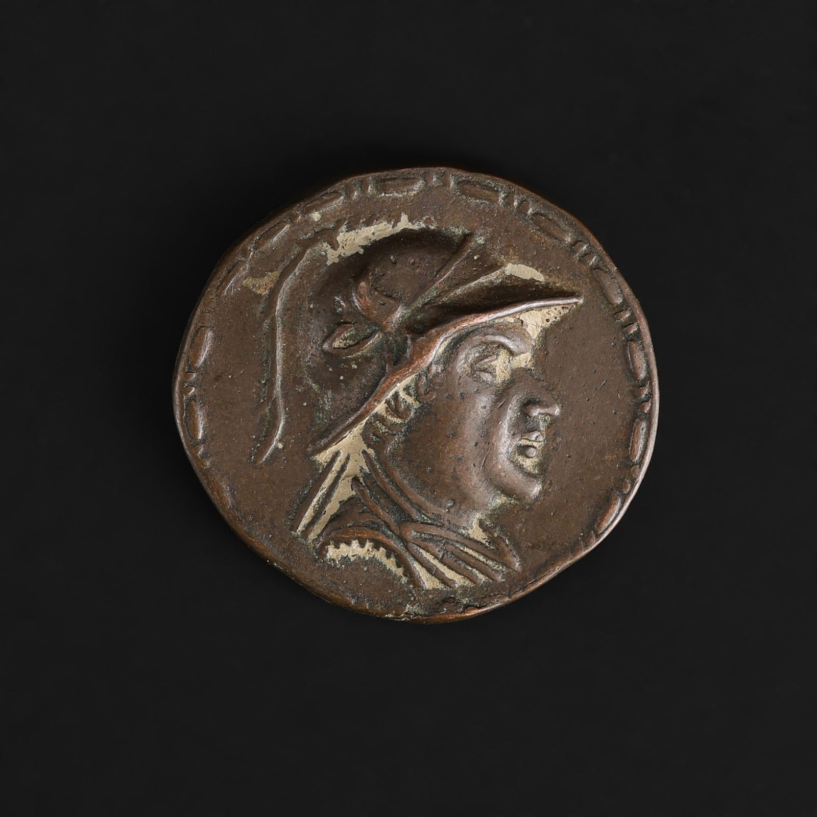 Greek Bactrian Silver Coin: Greek Bactrian Silver Coin Size Detail: ?3.1cm Weight: 16gram