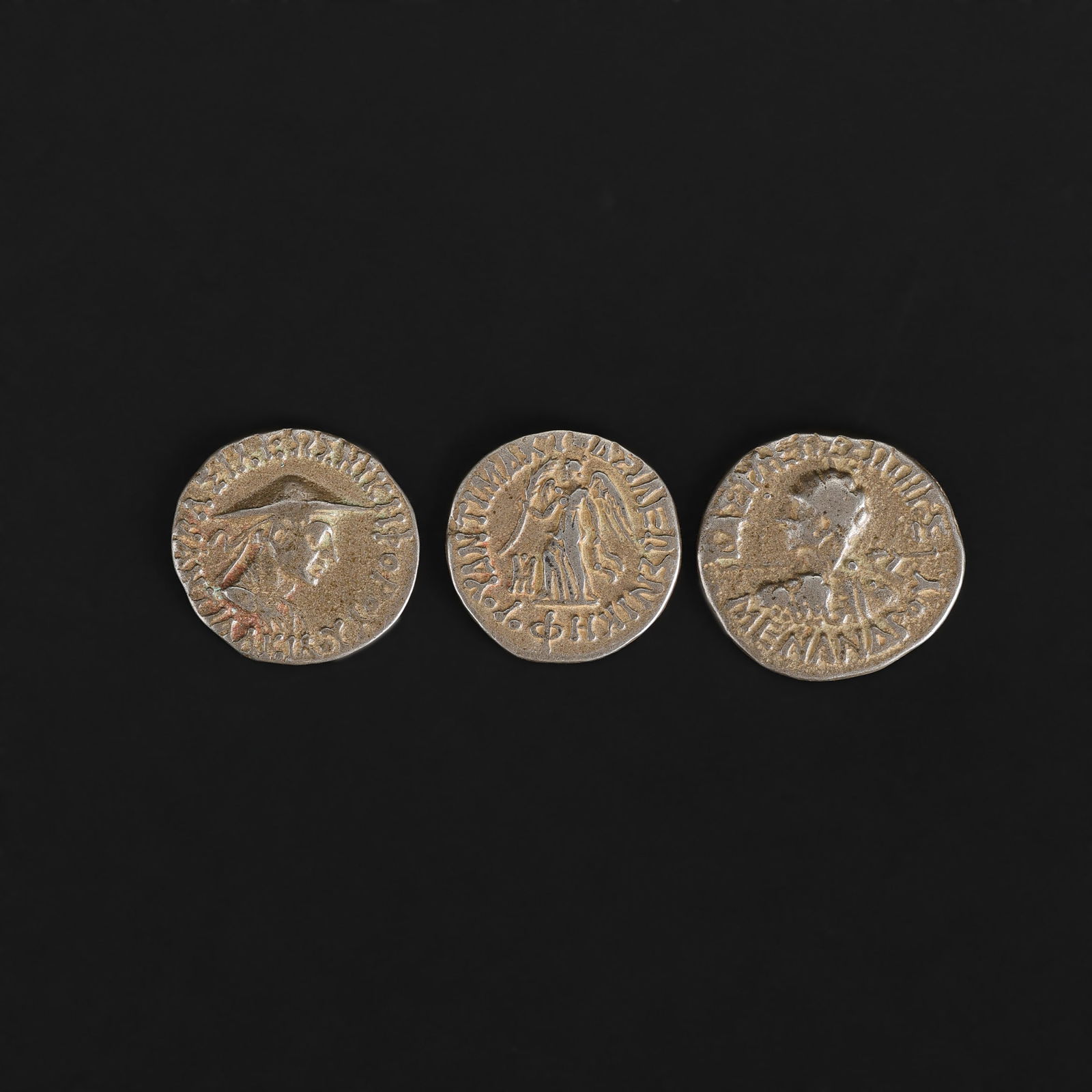 Indo Greek Silver Coins: Indo Greek Silver Coins Total Weight: 6gram