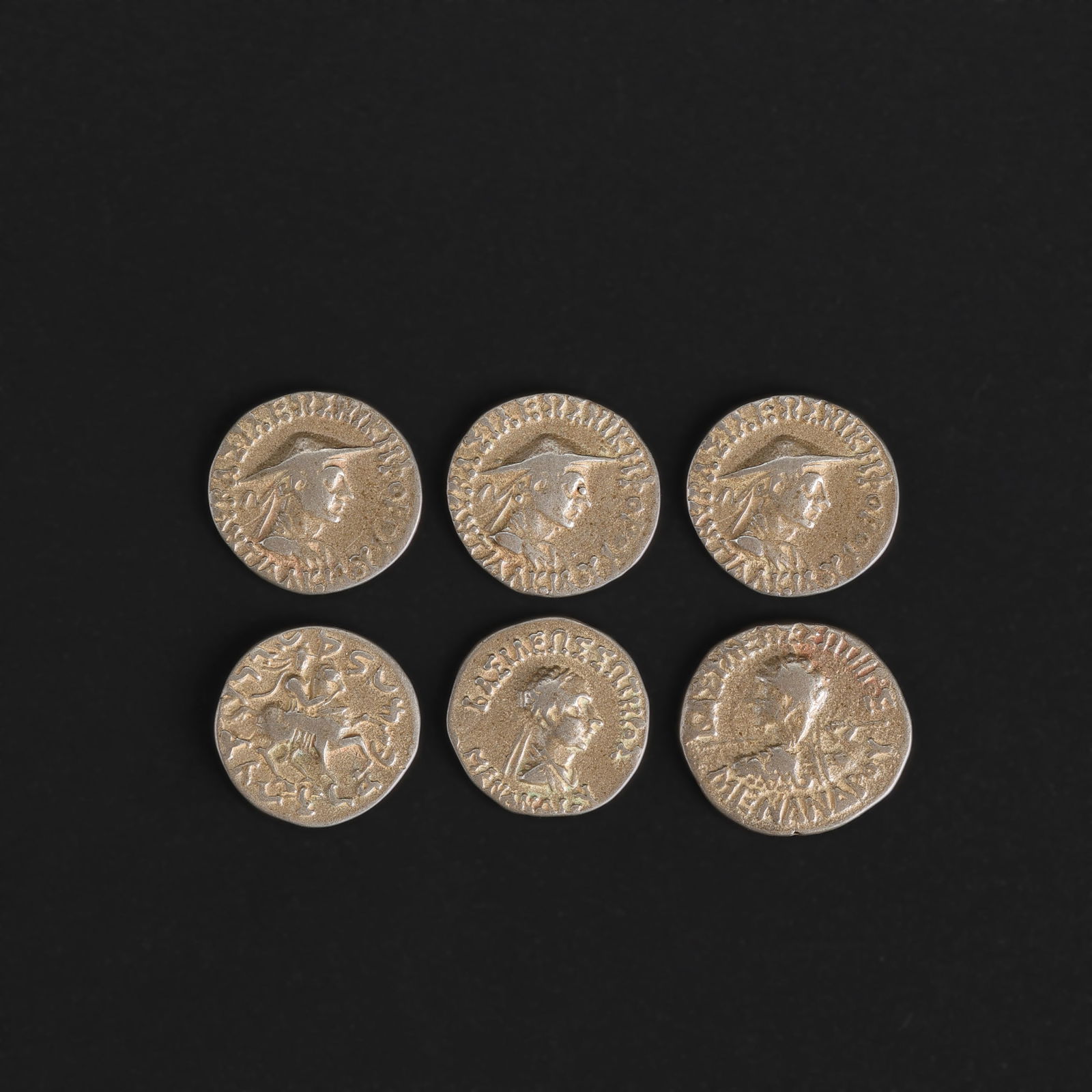 Indo Greek Silver Coins: Indo Greek Silver Coins Total Weight: 10gram