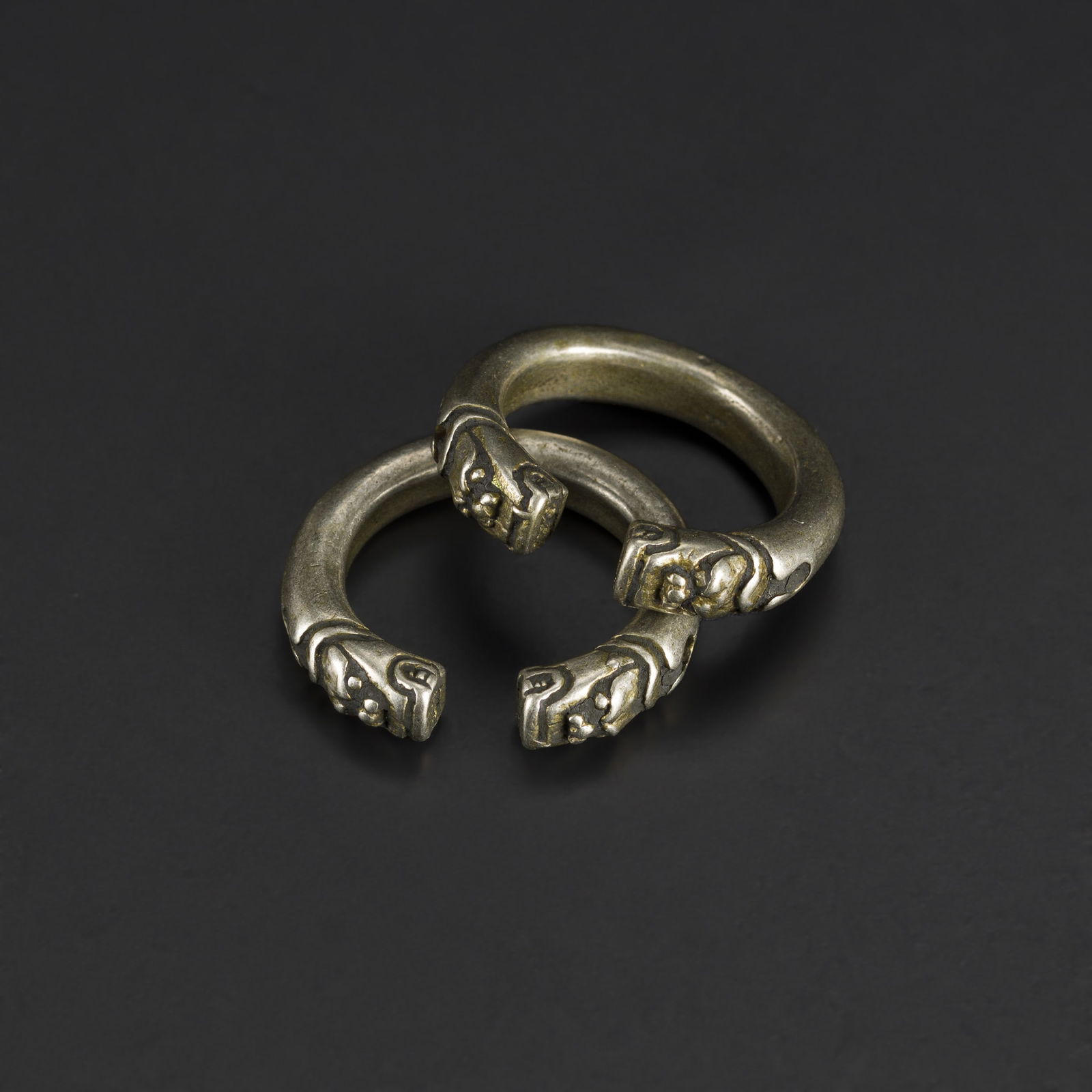 Massive Rare Hand Made Sterling Silver Brutalist Mythic Animal Rings: Massive Rare Hand Made Sterling Silver Brutalist Mythic Animal Rings Total Weight: 13gram