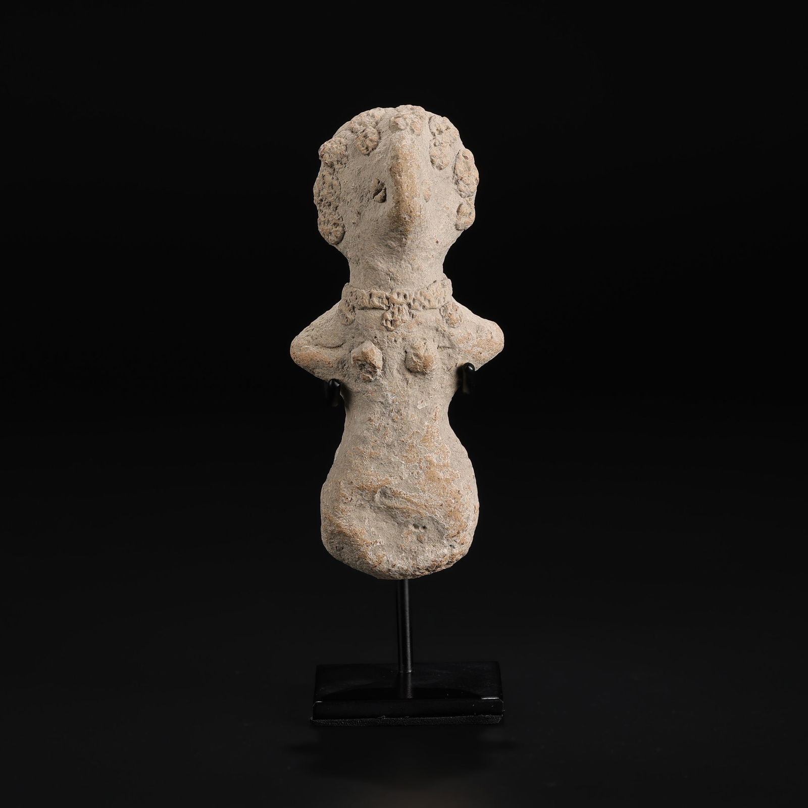 Ancient Bactrian Terracotta Female Idol: Ancient Bactrian Terracotta Female Idol. Size Detail: 4.4 x 10cm Weight: 76gram