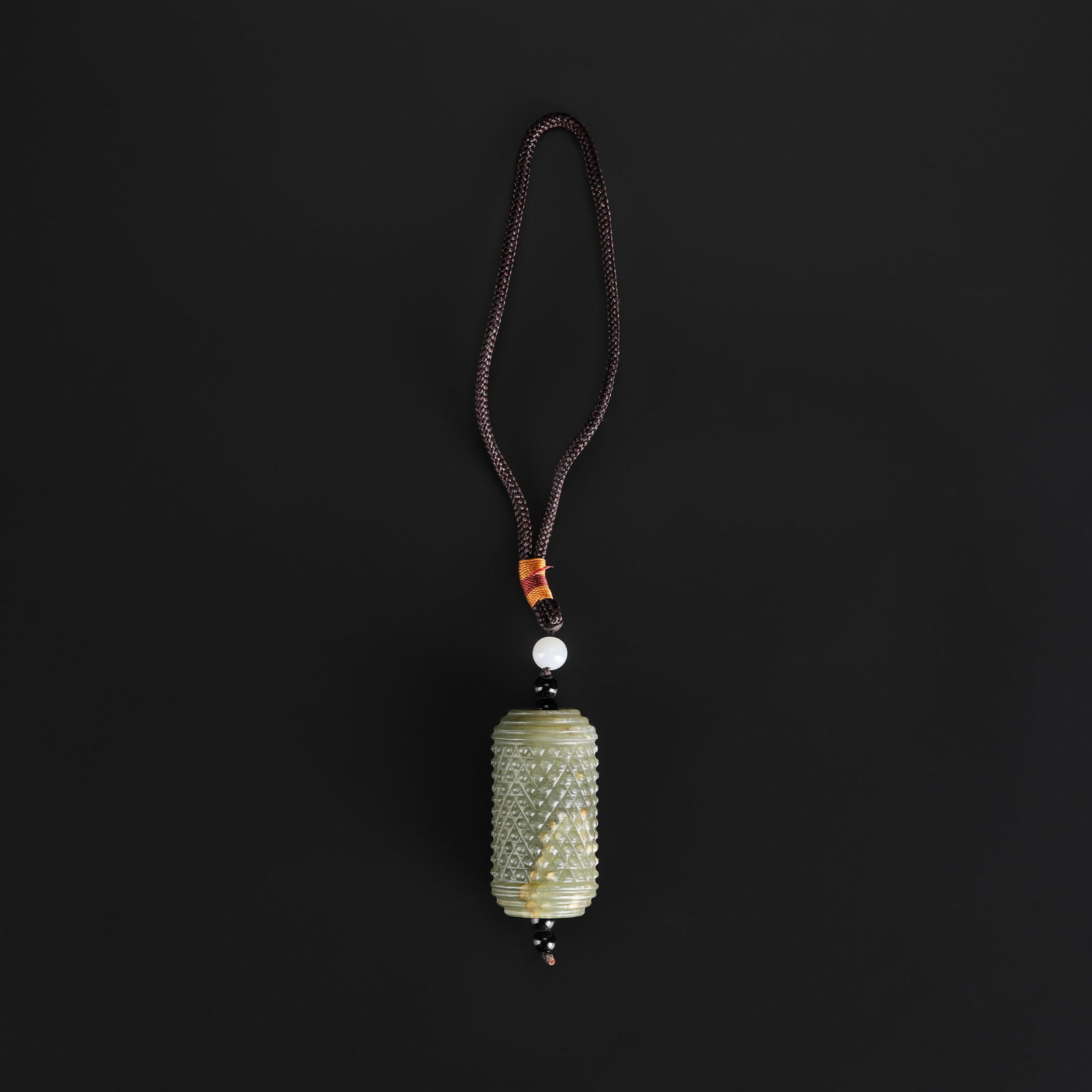 Antique Carved Hetian Jade Pendant: Antique Carved Hetian Jade Pendant Total Weight: 78gram