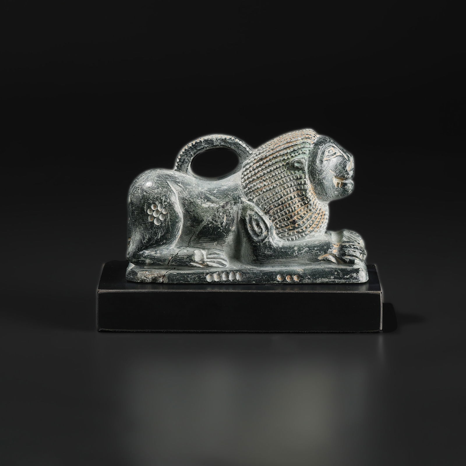 Ancient Persian Susa Lion Shaped Weight Statue (1 of 5)