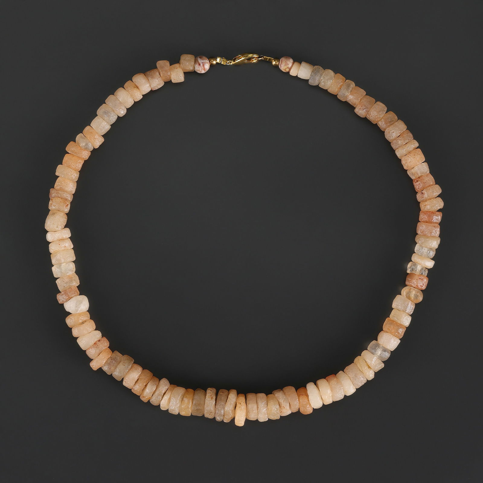 Ancient Neolithic Age Rock Crystal Stone Trade Old Beads Jewelry Necklace (1 of 4)